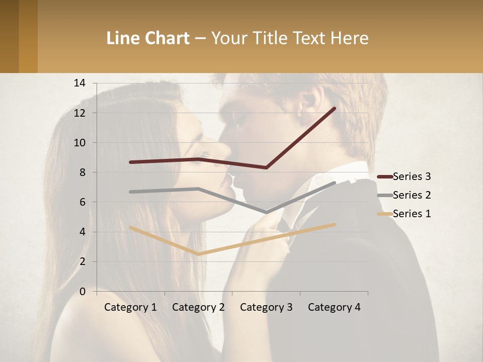 A Man And A Woman Kissing Each Other PowerPoint Template