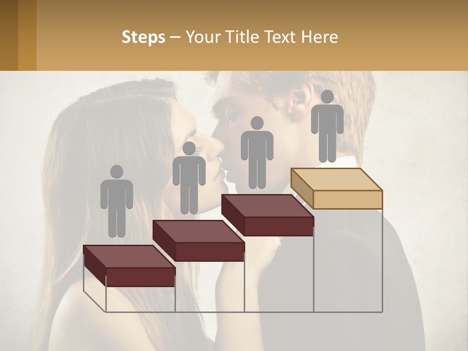 A Man And A Woman Kissing Each Other PowerPoint Template