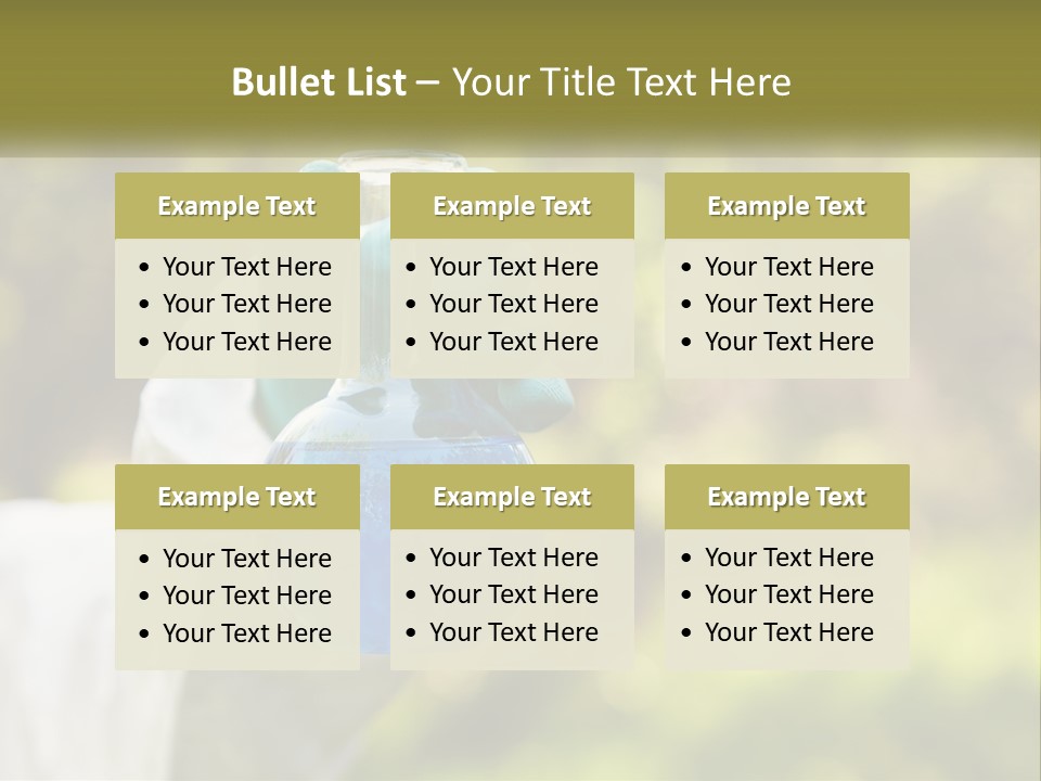 A Person Holding A Flask Filled With Blue Liquid PowerPoint Template