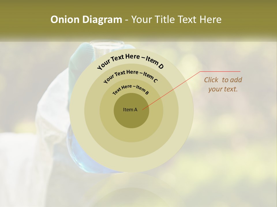 A Person Holding A Flask Filled With Blue Liquid PowerPoint Template