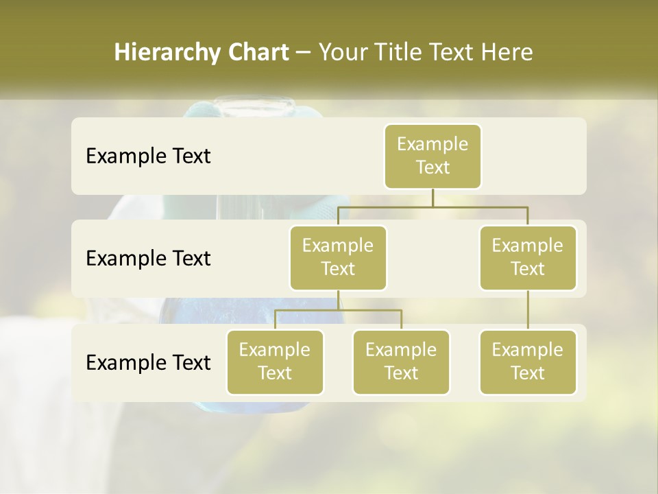 A Person Holding A Flask Filled With Blue Liquid PowerPoint Template