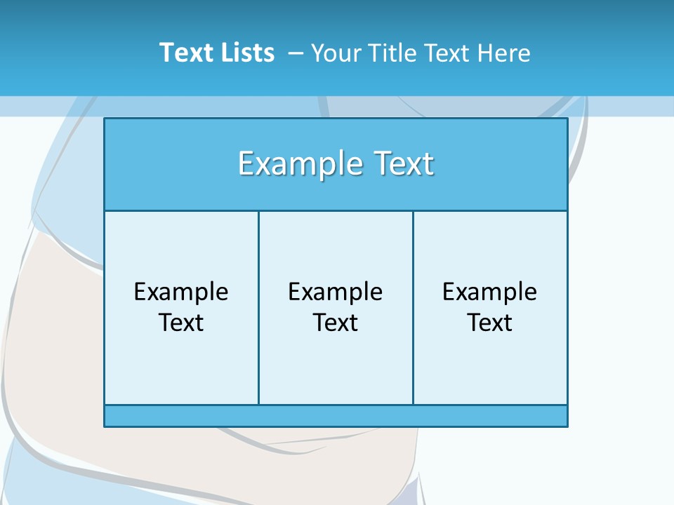 A Man With His Arms Crossed In Front Of A Blue Background PowerPoint Template