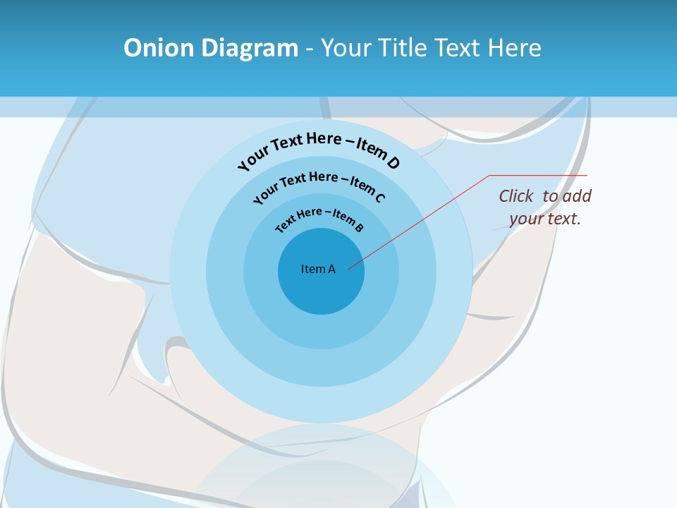 A Man With His Arms Crossed In Front Of A Blue Background PowerPoint Template