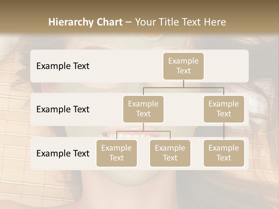 A Woman Getting A Facial Mask On Her Face PowerPoint Template