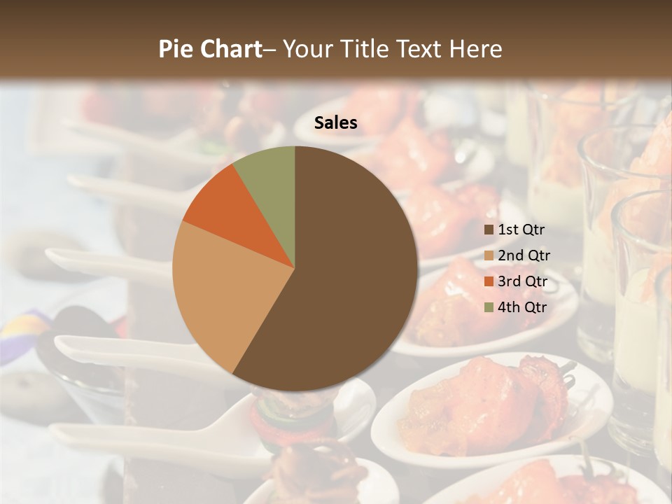 A Table Topped With Lots Of Plates Of Food PowerPoint Template
