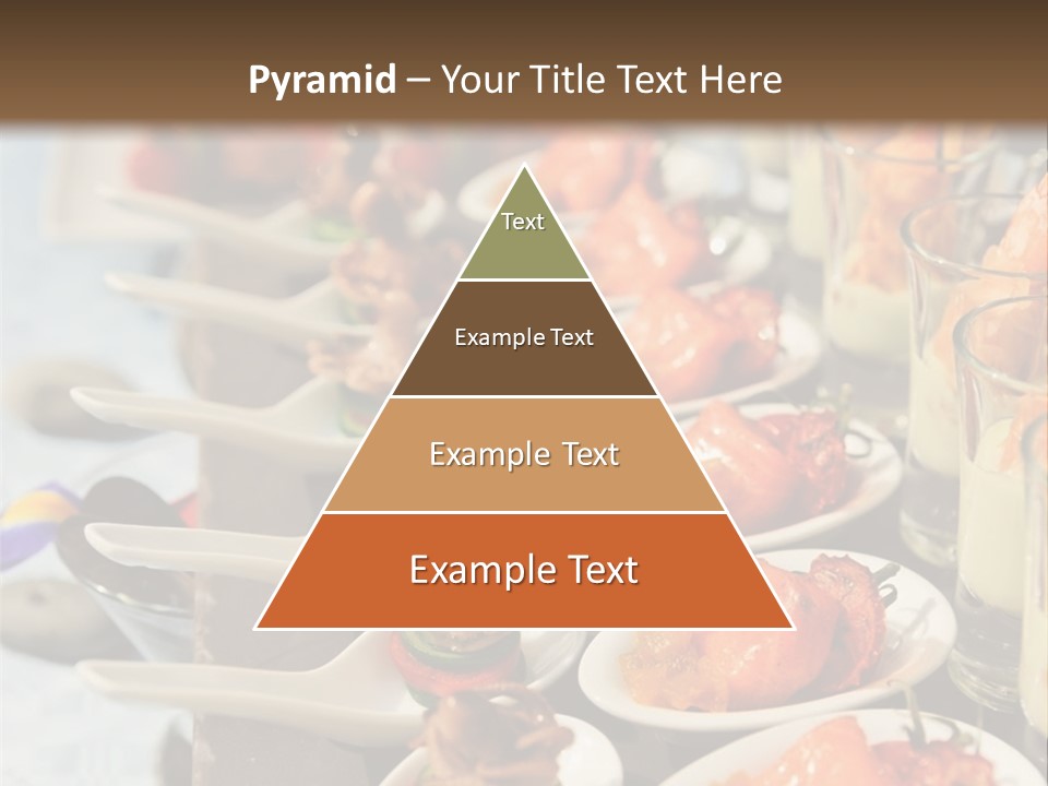 A Table Topped With Lots Of Plates Of Food PowerPoint Template