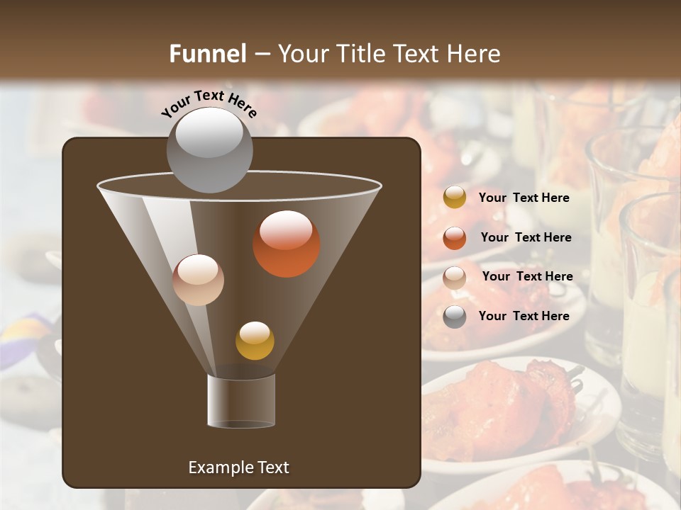 A Table Topped With Lots Of Plates Of Food PowerPoint Template