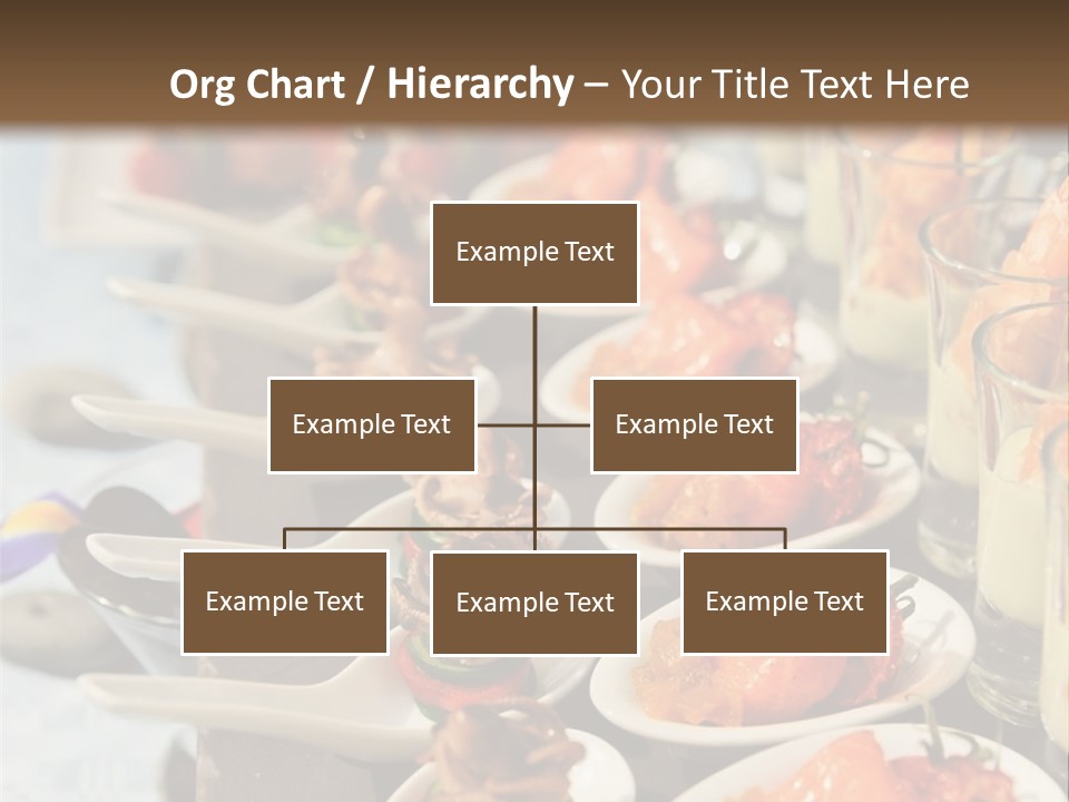 A Table Topped With Lots Of Plates Of Food PowerPoint Template