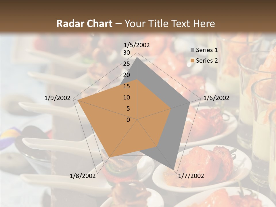 A Table Topped With Lots Of Plates Of Food PowerPoint Template