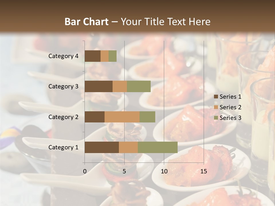 A Table Topped With Lots Of Plates Of Food PowerPoint Template