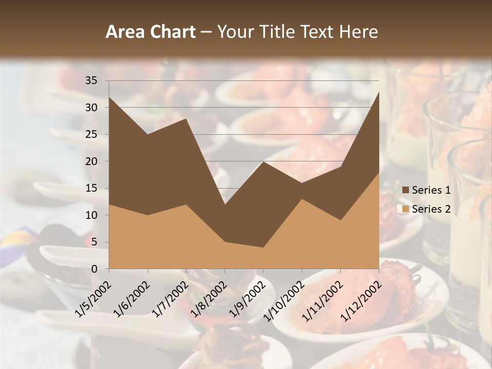 A Table Topped With Lots Of Plates Of Food PowerPoint Template