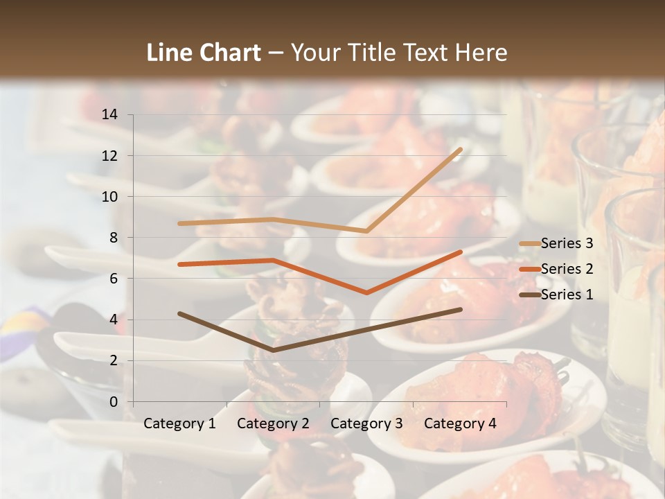 A Table Topped With Lots Of Plates Of Food PowerPoint Template