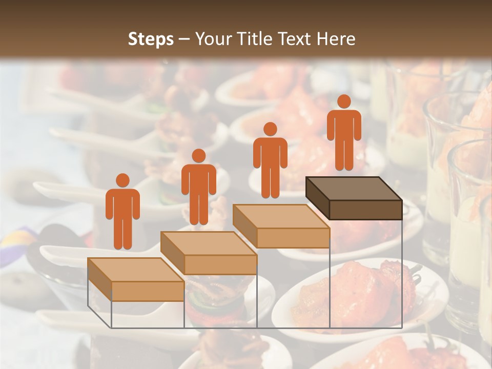 A Table Topped With Lots Of Plates Of Food PowerPoint Template