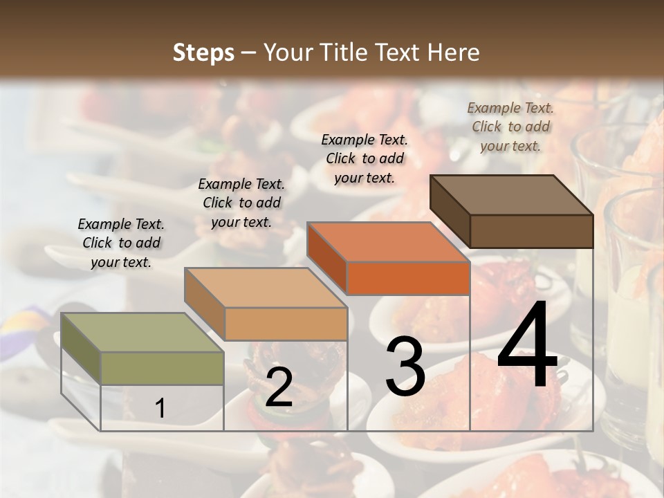 A Table Topped With Lots Of Plates Of Food PowerPoint Template