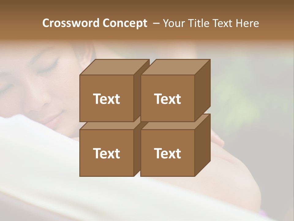 A Woman Getting A Back Massage From A Massager PowerPoint Template