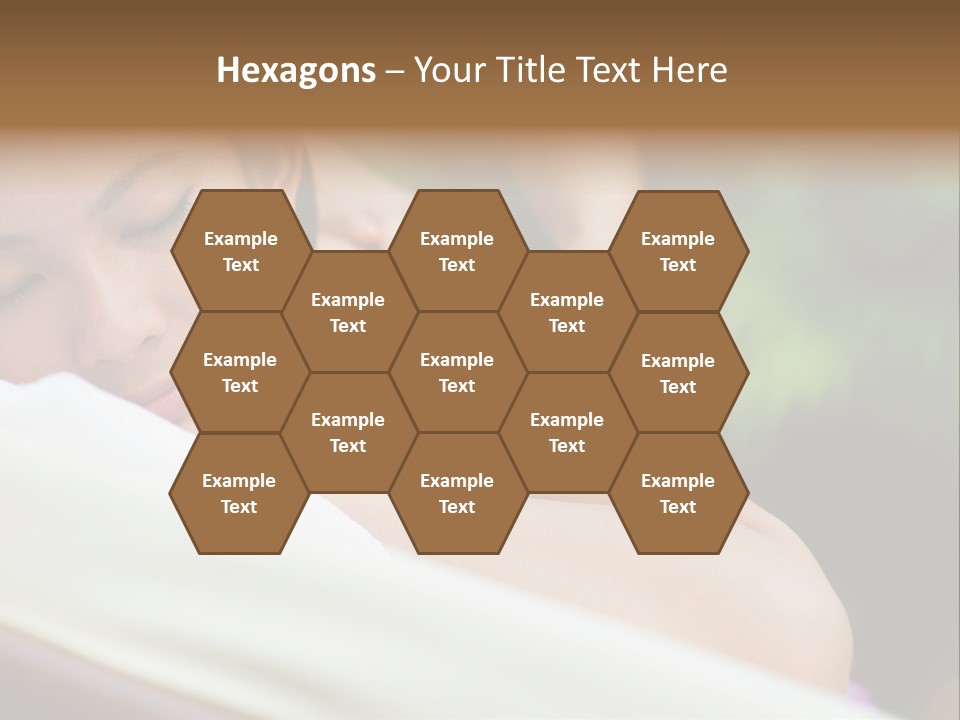 A Woman Getting A Back Massage From A Massager PowerPoint Template