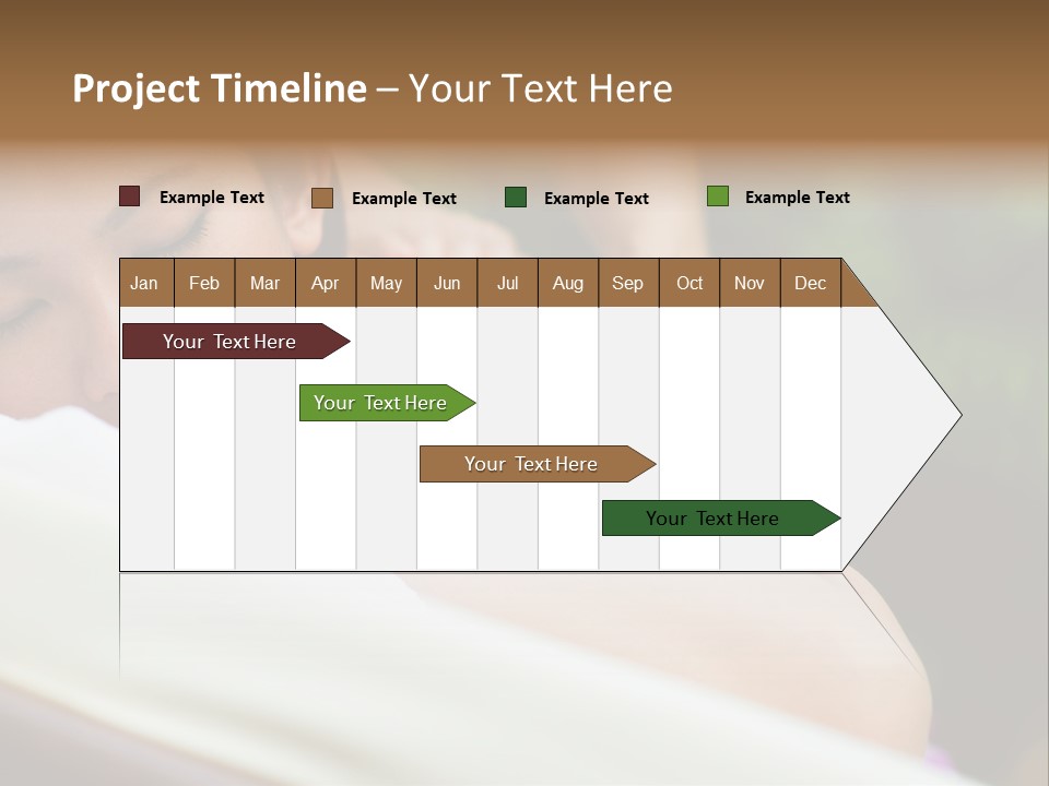 A Woman Getting A Back Massage From A Massager PowerPoint Template