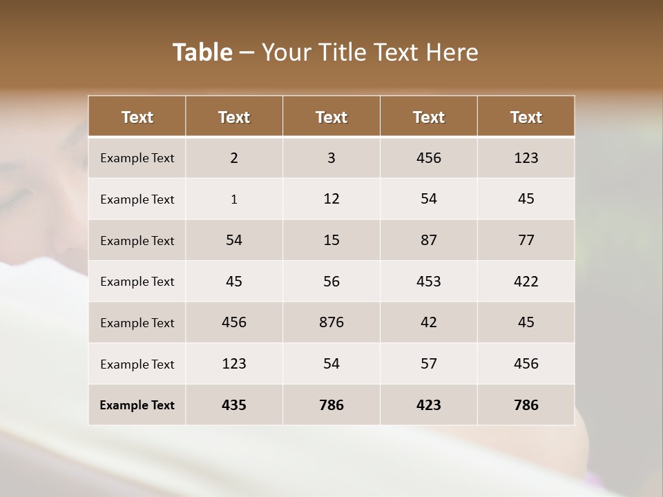 A Woman Getting A Back Massage From A Massager PowerPoint Template