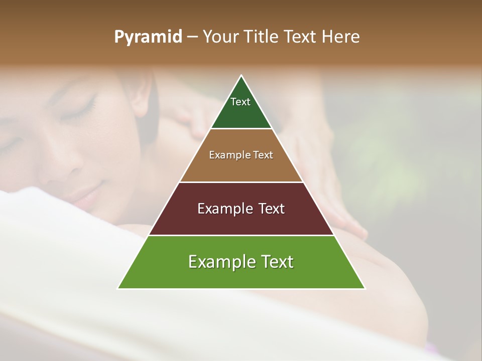 A Woman Getting A Back Massage From A Massager PowerPoint Template