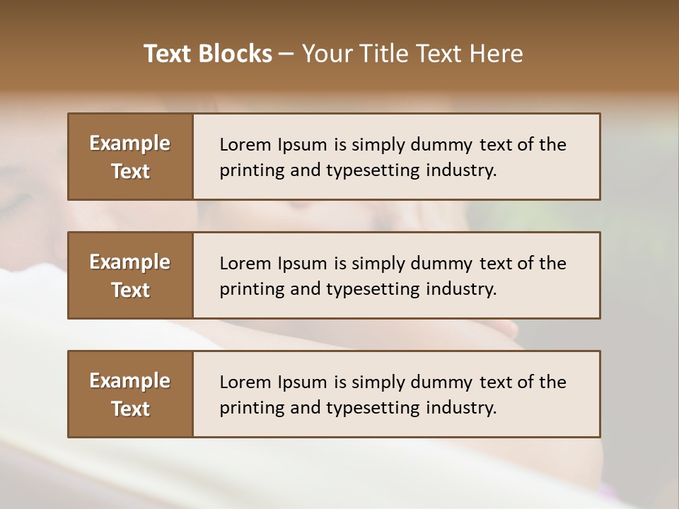 A Woman Getting A Back Massage From A Massager PowerPoint Template