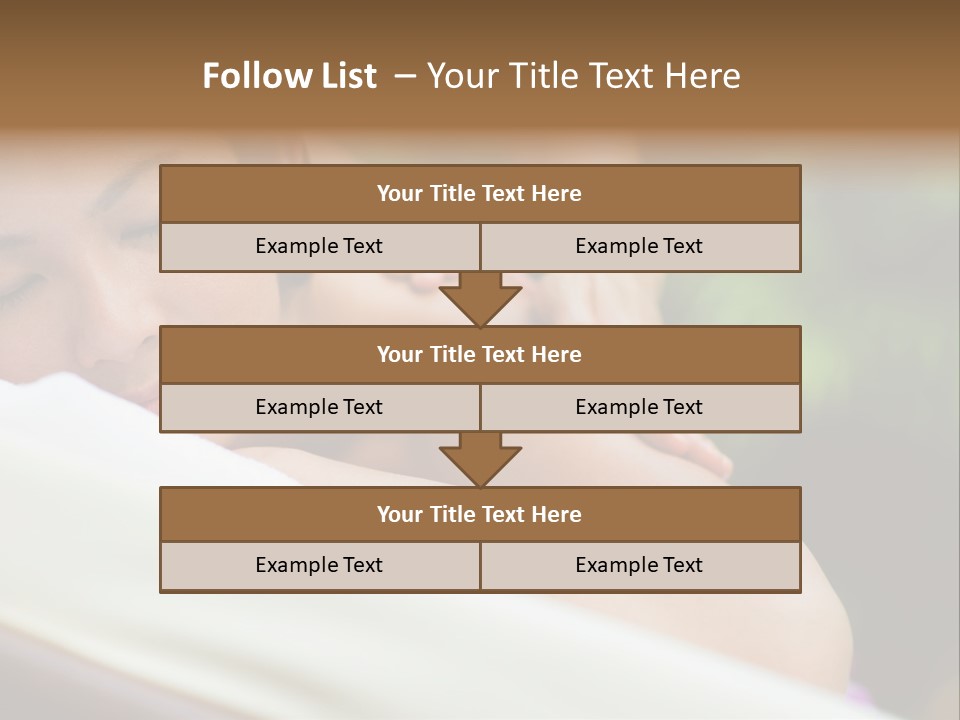 A Woman Getting A Back Massage From A Massager PowerPoint Template