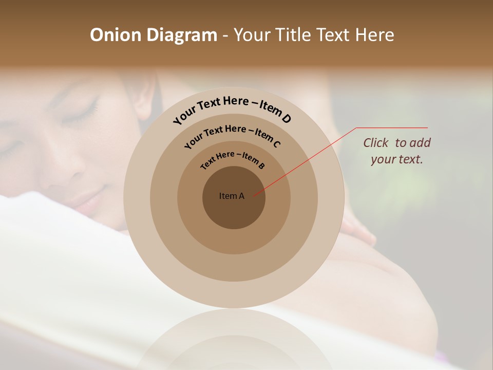 A Woman Getting A Back Massage From A Massager PowerPoint Template