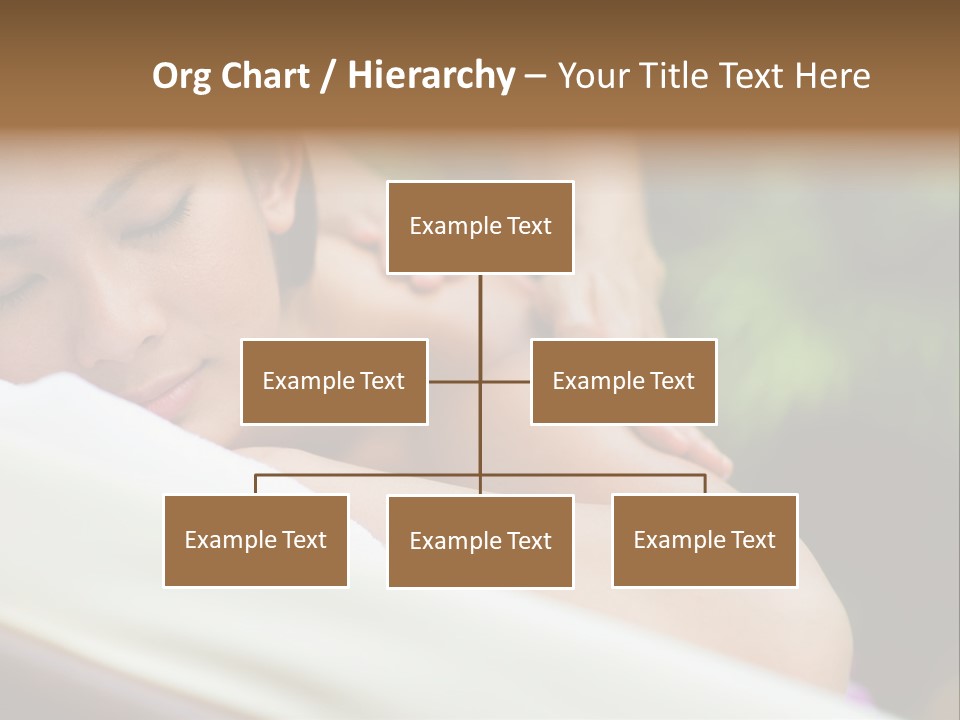 A Woman Getting A Back Massage From A Massager PowerPoint Template