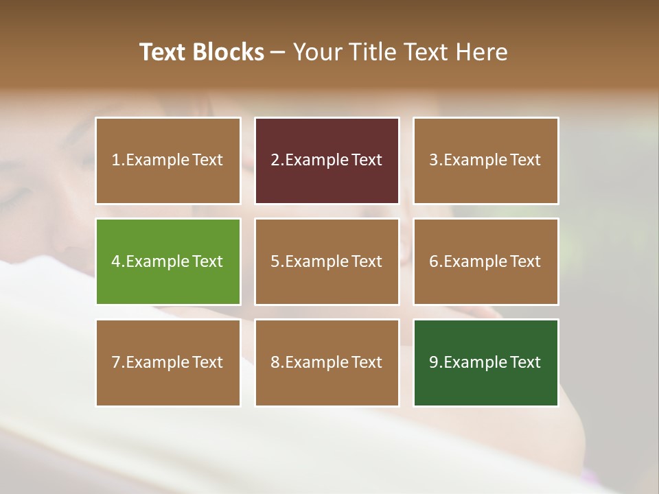 A Woman Getting A Back Massage From A Massager PowerPoint Template