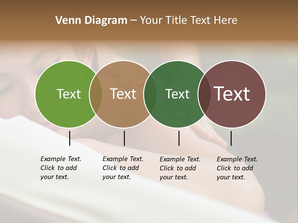 A Woman Getting A Back Massage From A Massager PowerPoint Template