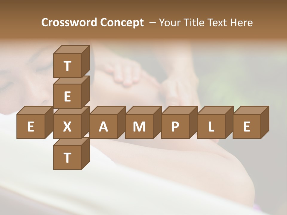 A Woman Getting A Back Massage From A Massager PowerPoint Template