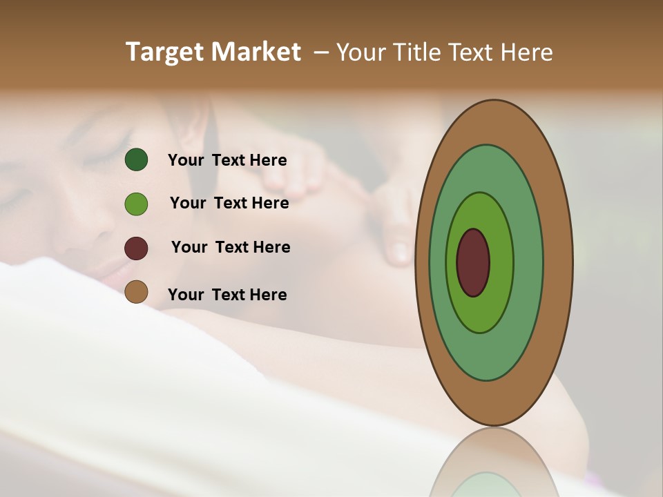 A Woman Getting A Back Massage From A Massager PowerPoint Template