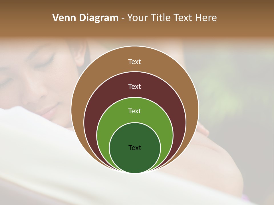 A Woman Getting A Back Massage From A Massager PowerPoint Template