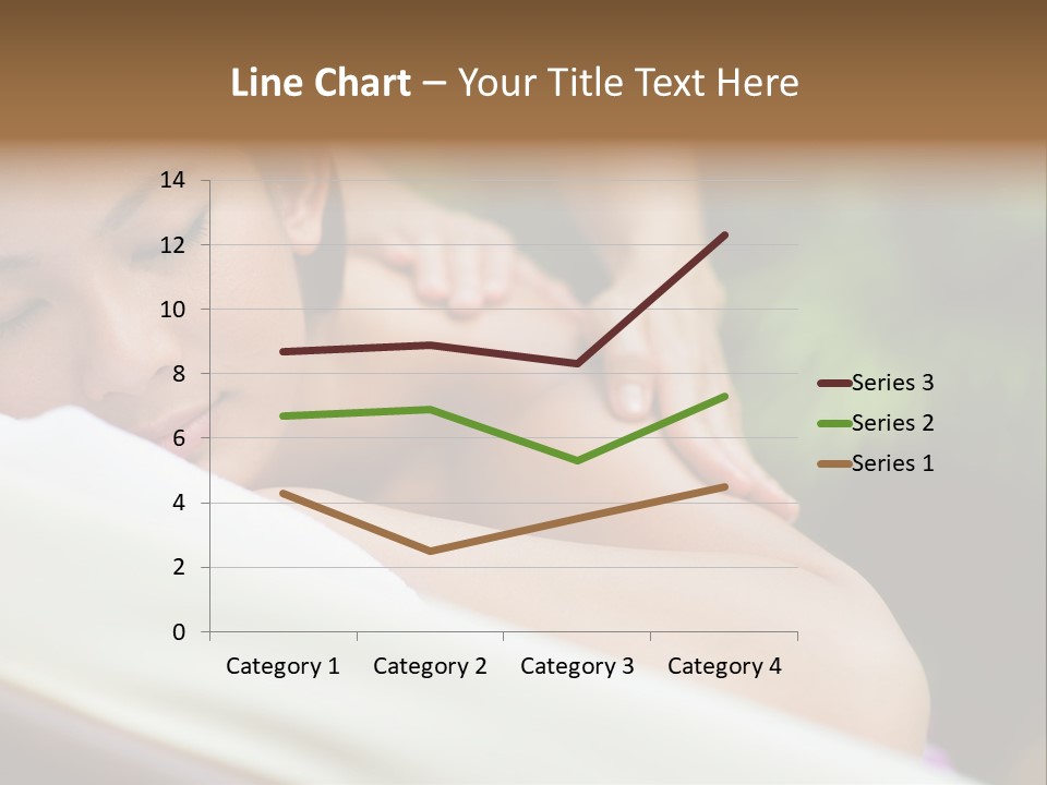 A Woman Getting A Back Massage From A Massager PowerPoint Template