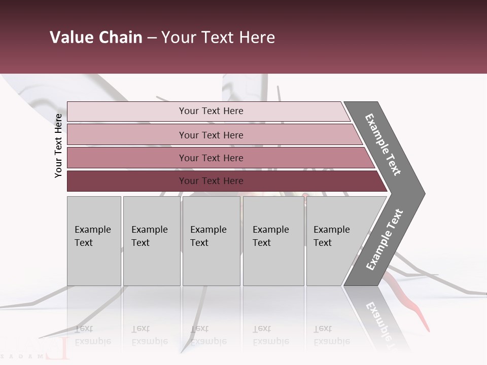 A Mosquito With Two Eyes On It's Body PowerPoint Template