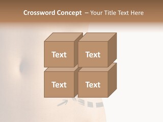 A Woman's Stomach With A Clock On It PowerPoint Template