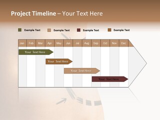 A Woman's Stomach With A Clock On It PowerPoint Template