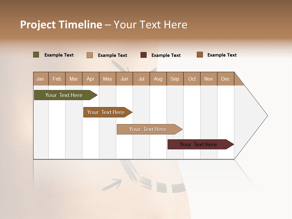 A Woman's Stomach With A Clock On It PowerPoint Template