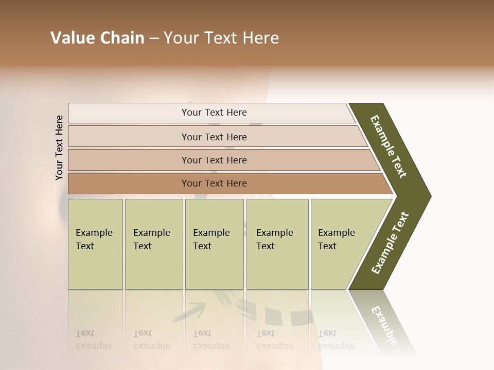 A Woman's Stomach With A Clock On It PowerPoint Template