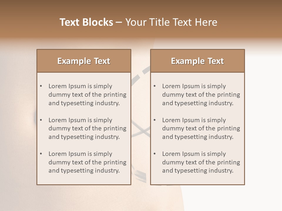 A Woman's Stomach With A Clock On It PowerPoint Template