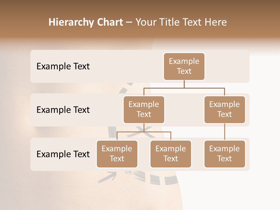 A Woman's Stomach With A Clock On It PowerPoint Template