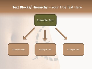 A Woman's Stomach With A Clock On It PowerPoint Template
