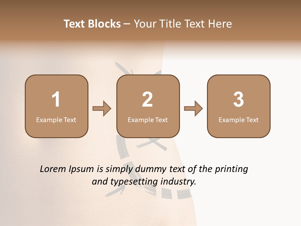 A Woman's Stomach With A Clock On It PowerPoint Template