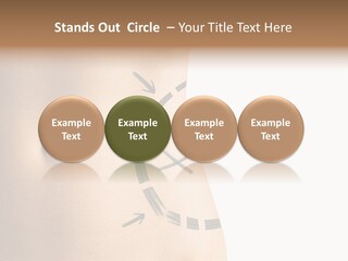 A Woman's Stomach With A Clock On It PowerPoint Template