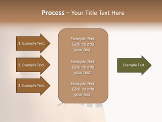 A Woman's Stomach With A Clock On It PowerPoint Template