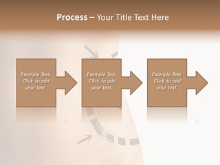 A Woman's Stomach With A Clock On It PowerPoint Template