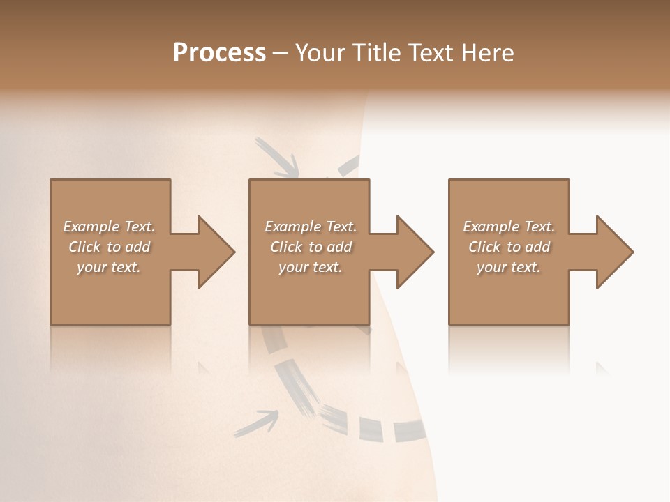 A Woman's Stomach With A Clock On It PowerPoint Template