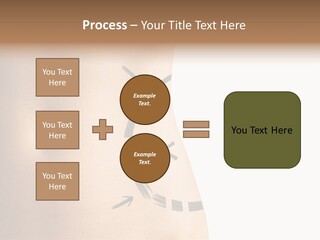 A Woman's Stomach With A Clock On It PowerPoint Template