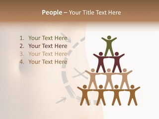 A Woman's Stomach With A Clock On It PowerPoint Template