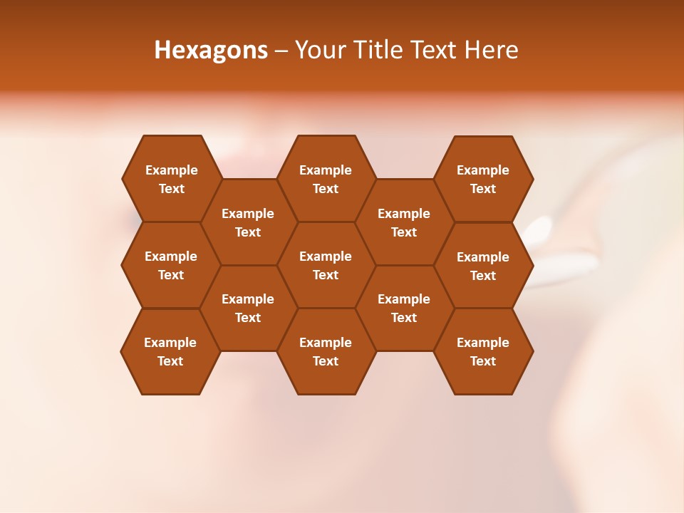 A Woman Holding A Spoon With A Pill On It PowerPoint Template