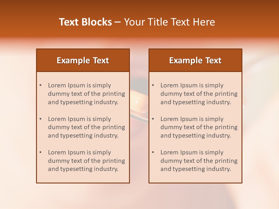 A Woman Holding A Spoon With A Pill On It PowerPoint Template